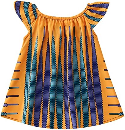 פעוט דשיקי כתף מחוץ לסגנון סגנון אפריקני תינוקות תלבושות חולצה אנקרה בנות גדולות פיג'מה סטים קצרים