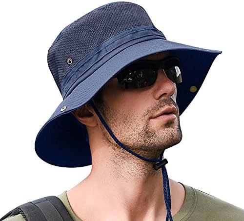 מקרית גברים של רחב שמש מגני כובעי רשת לנשימה קוקו חור כובע מתקפל קרם הגנה כובע