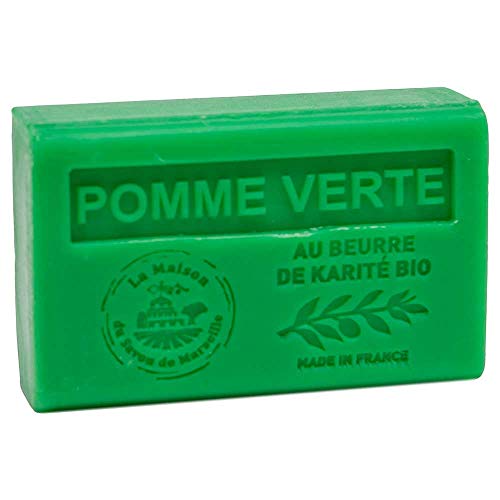 סבון צרפתי עם חמאת שיאה-מייסון דו סבון - תפוח ירוק 125 גרם