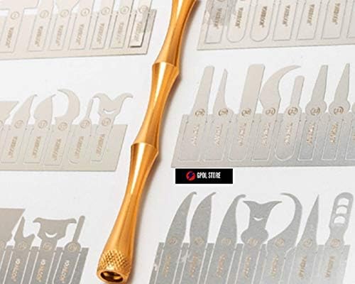 חנות GPOL 43 IN1 BGA תחזוקה סכין סכין IC CHIP מעבד ידית מסיר מסיר מסיר עם 43 להבי יחידות לגיבוי לוגיקה.