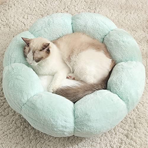 עגול פרח חתולי חורף חם קטיפה חתולי המלטת לחיות מחמד קן כרית עבור כל עונות לשפר לחיות מחמד שינה מיטה לחתולים