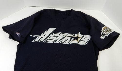 1994 יוסטון אסטרוס טיילור 41 משחק נעשה שימוש בג'רזי שחור BP תיקון אסטרודום 49 - משחק משומש גופיות MLB