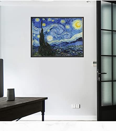 ואן גוך בד קיר אמנות ליל כוכבים פוסטר-מפורסם אמנות הדפסי ציורי יצירות אמנות עבור משרד בית קיר תפאורה ללא מסגרת 16 תמהיל