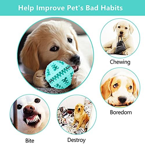 כדורי צעצוע בקיעת כלבים בקיעת כלבים: גומי אינטראקטיבי לטיפול במחלקה - בינונית גזע גדול גדול כלב אגרסיבי צעצועי העשרה צעצועים