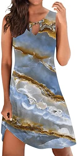 שמלות שמלות נשים 2023 חסימת צבע תואמות שמלות קיץ עניבות צביעה שמלת MIDI דקה ללא שרוולים שמלת מותניים גבוהה