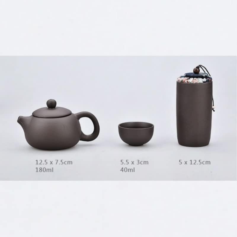 UXZDX נסיעות יצירתיות משרד קומקום נייד סיר תה חיצוני GAIWAN SET FREAMED GISTES