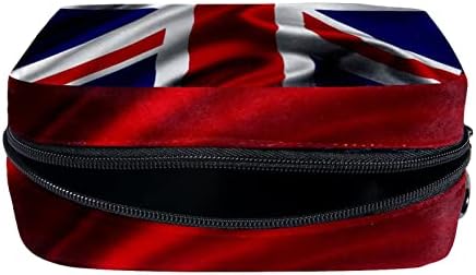 מתנות tbouobt לגברים שקיות איפור נשים שקיות מטלה שקיות קוסמטיקה קטנות, דגל בריטי