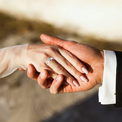 2023 חדש אירוסין כפול לב נשים של חתונה טבעת נשים של תכשיטי טבעת לב בצורת נשים של טבעת דרקון אצבע טבעת