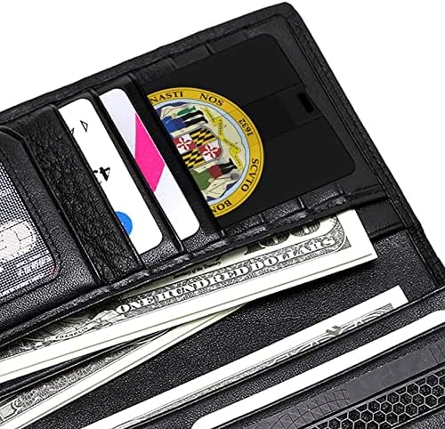 כרטיס אשראי של מרילנד סטייט כרטיס אשראי USB פלאש המותאם אישית למקל מקל אחסון מפתח כונן 32 גרם