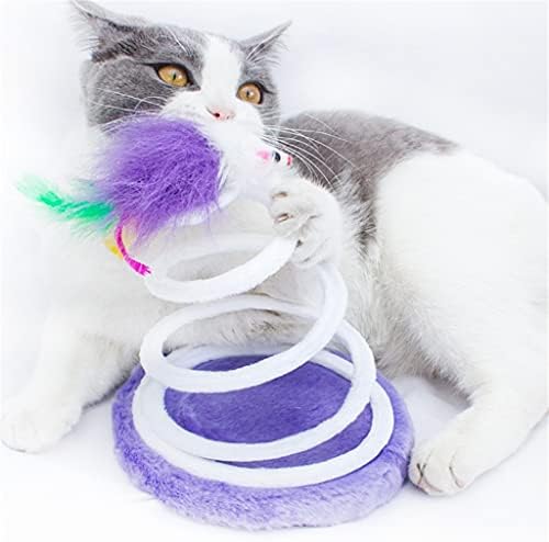פגוקלט חתולי חיות מחמד פטיפון הדמיית צעצוע עכבר עכבר צלחת שריטות חתולים קפיצים קטיפה כדור עכבר דגים משחק צעצועים צלחת