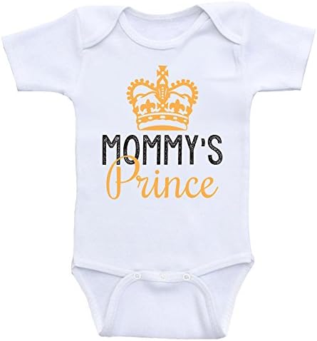 Heart Co מעצבת את הנסיך של אמא - בגדי תינוקות חמודים בגדים גוף גוף לבנים