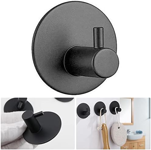 CDYD ווים שחורים לחדר אמבטיה נירוסטה קולב מעיל חלודה קולב למטבח חומרת קיר דלת קיר רכוב