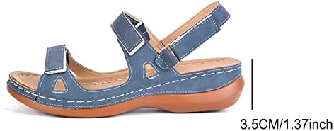 סנדלי טריז לנשים 2023 סנדל וו ולולאה קיץ עם תמיכה לקשת נעלי וינטג ' פשוטות לנשים