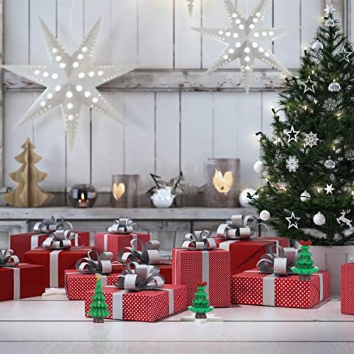 יארדווה 10 יחידים מיני עצי חג המולד שרף שרף אורן מלאכותי עץ שולחן חג המולד עץ עץ חג המולד קישוטים לשולחן העבודה קישוטים