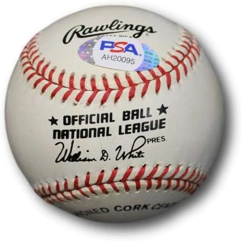לארי רנדל חתם על בייסבול חתימה על חתימות מטס קאבס PSA/DNA AH20095 - כדורי בייסבול עם חתימה