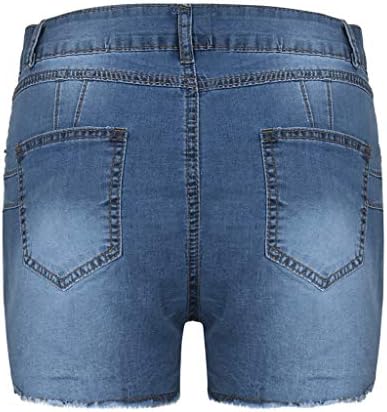 מכנסיים לנשים מכנסי ג'ינס מותניים גבוהים המריצות מכנסיים קצרים בכיס מכנסי מכנסיים קצרים מכנסיים חמים מכנסי