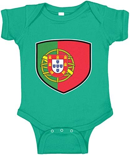 אמדסקו מגן פורטוגל דגל פורטוגזית בגד גוף תינוק