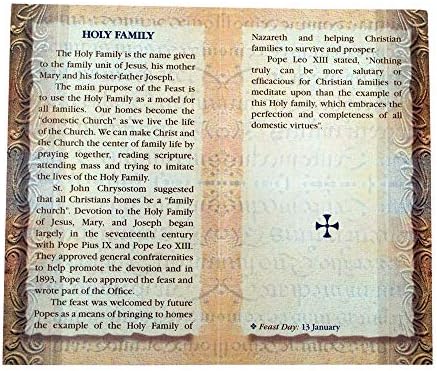 ויליאם ג ' יי הירטן דלוקס קתולי קדוש כרטיס עם תפילות מסורתיות