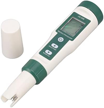 מד pH בודק מים דיגיטלי, בדיקת איכות מים דיוק גבוהה של 0.01 דיוק עם טווח מדידה של 0-14 pH, pH TDS EC מליחות SG ORP מימן עשירה