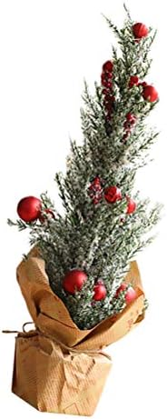 קישוטים לחג המולד של גלפאדה 1 pc מיני עץ חג המולד עיצוב קראבפל כדור עץ חג המולד קישוט לחג המולד