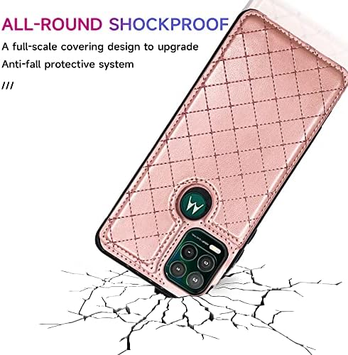 מארז טלפוני למוטו G Stylus 5G 2021 כיסוי ארנק עם עור אשראי עור תאי Slim נייד חריץ פוליו ארנק גוף מלא עמד