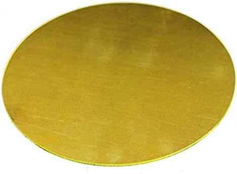 חוילון פליז גיליון פליז דיסק גיליון מעגל צלחת עגול עגול ח62 נחושת מתכת לחתוך חומרי גלם עובי 1.5 ממ, קוטר 150 ממ 1 יחידות