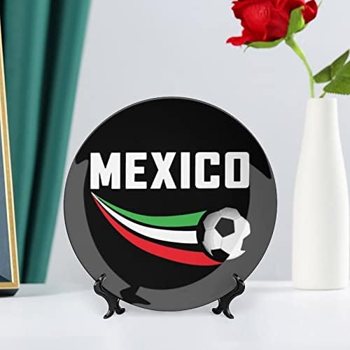 דגל מקסיקו כדורגל תלייה קרמיקה דקורטיבית עם עמדת תצוגה מתנות כלה מותאמות אישית למתנה לחתונה לזוג הורים לו בעלה