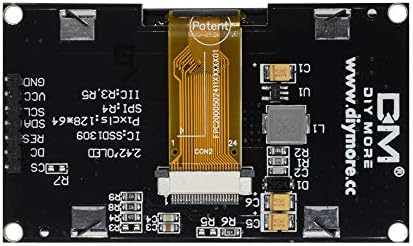 DIYMORE 2.42 OLED DIGITAL IIC IIC I2C SPI סדרתי 128x64 פיקסלים OLED מסך מודול SSD1309 עבור DIY אלקטרוני