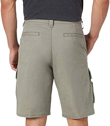 מכנסי מטען קצרים לגברים מרובי כיסים רוכסן מכנסי גולף קצרים משיכת קיץ טקטי 5 אינץ 'מכנסיים קצרים דגים טיולים