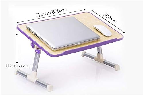 שולחן מחשב נייד Eyhlkm למיטה, שולחן מגש מיטה נייד, מחשב נייד מתקפל נייד עמדת מיטה/ספה/ספה/רצפה לכתיבת אכילה, עיצוב ארגונומי
