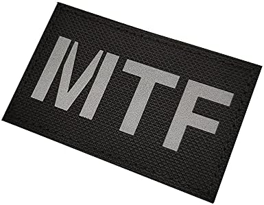 MTF כוחות משימה ניידים טלאי טלאים נהלי הכלה מיוחדים בסיס מאובטח מכיל הגנה על מורל טקטי רפלקטיבי תגים צבאיים עבור כובעי תרמיל
