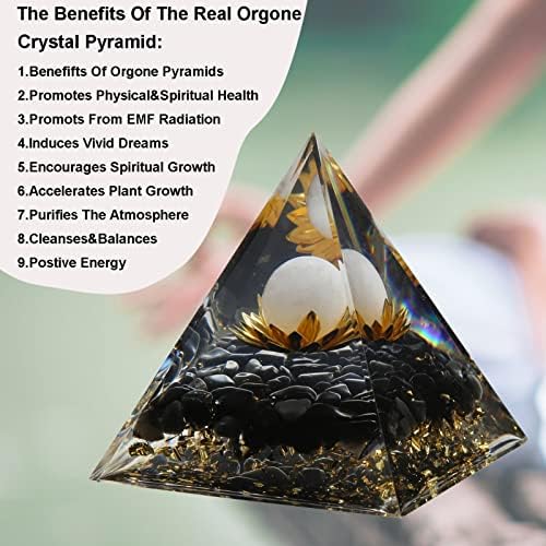 פירמידה אורגון לאנרגיה חיובית, פירמידה קריסטל אורגוניט הגנה מפירמידה גרירית אנרגיה גנרטור לאנרגיה להפחית מדיטציה לריפוי