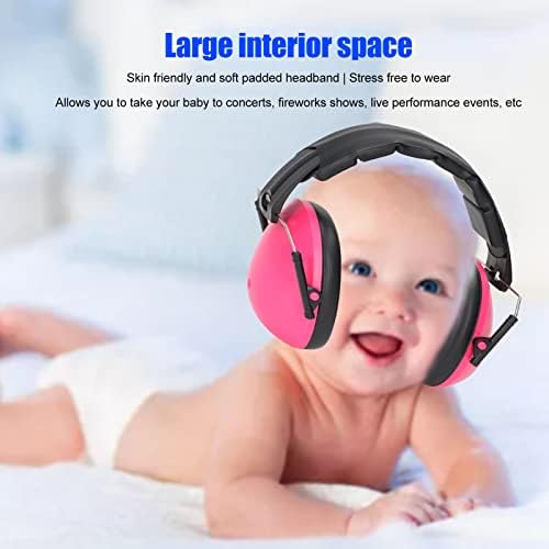 מתקפל תינוק אוזן הגנת מחממי אוזניים, פעוט רעש ביטול מחממי אוזניים עם רך סרט, עבור מטוס נסיעות