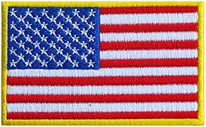 אבק גרפי 3.2x2 אינץ ', ארהב ארהב ארצות הברית של אמריקה דגל ברזל רקום על טלאי אפליקציה אולמריקאית צבאית אמריקאית