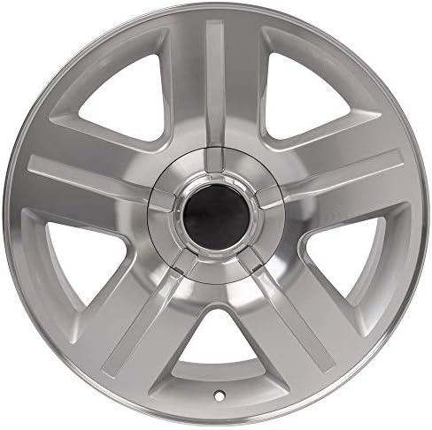 OE Wheels LLC 20 אינץ 'חישוקים מתאימים לפני 2019 סילברדו סיירה לפני 2011 טאהו פרברי יוקון אסקאלדה CV84 20x8.5 גלגלי כסף