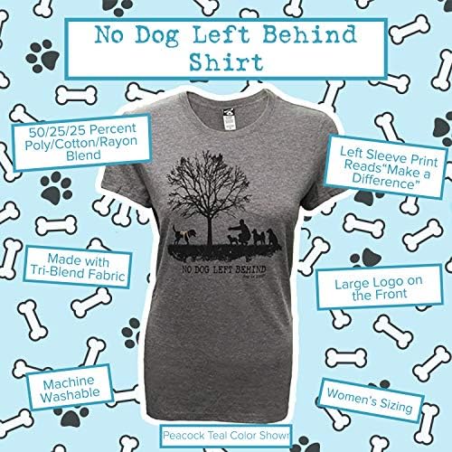 כלב הוא חולצה טובה אין כלב שנשאר מאחור - מתנה נהדרת לאוהבי כלבים, המיוצרים עם חומרים פרימיום גבוהים, מתאימים לנשים