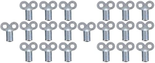 20 יחידות מתכת רדיאטור רדיאטור מפתחות עבור דימום רדיאטור לדמם מפתח רדיאטור מפתחות עבור דימום ישן בית רדיאטור מפתחות,