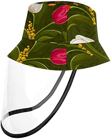 כובע מגן למבוגרים עם מגן פנים, כובע דייג כובע אנטי שמש, דגל בריטניה