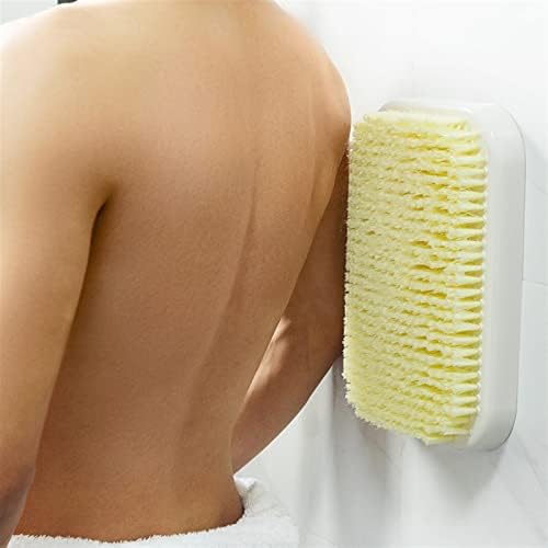 מברשת מקלחת Mabek לגוף גב שפשוף חפץ אנשים עצלנים מתרחצים כדי לנגב את גבם על הקיר פילינג מברשת אחוריים כלי נקייה נקייה בבית