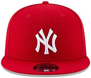 עידן חדש ניו יורק יאנקיז מתכוונן 9 חמישים ליגת העל שטוח ביל בייסבול כובע 950