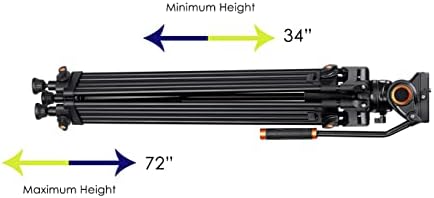 אלומיניום קוואד צינור מקצועי 72 חצובה לניקון D5600