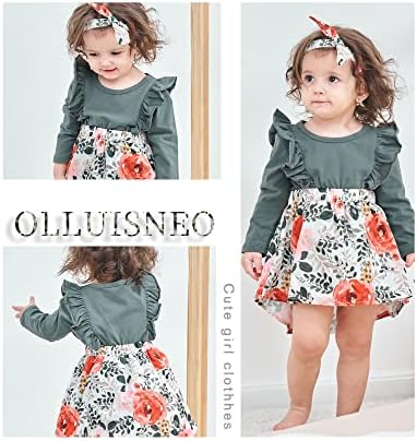 Olluisneo תינוקת תינוקת תינוקת סתיו תלבושות חורפיות