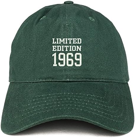 טרנדי הלבשה חנות מהדורה מוגבלת 1969 רקום מתנת יום הולדת מוברש כותנה כובע