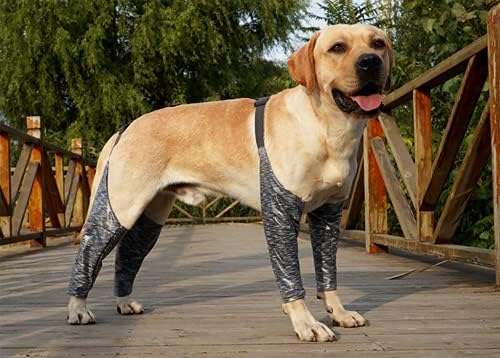 מכנסי כלבים למניעת ליקוק לגזעים גדולים בינוניים קטנים, חותלות כלבים מתכווננות, חותלות לחיות מחמד אפורות קטנות