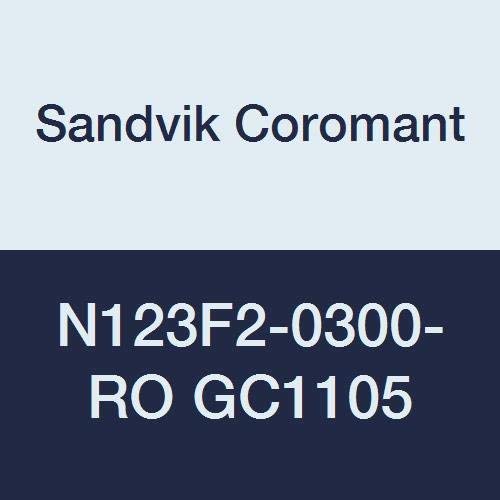 סנדוויק קורומנט קורוקוט 2-קצה קרביד הוספת פרופיל, כיתה ג '1105, ציפוי טיאלן, 2 קצוות חיתוך, נ123 ל2-0800-רו,