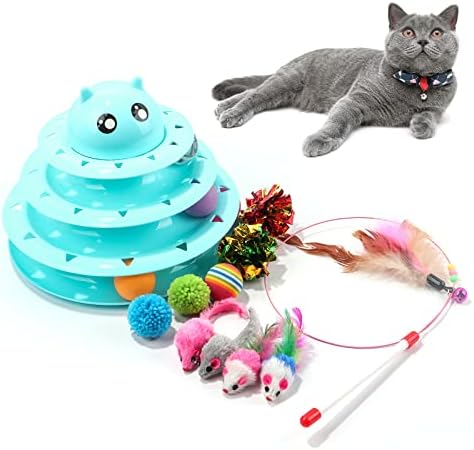 חתול צעצועי, חתול צעצועי מגוון חבילה, עם חתול מנהרת ינגל פעמון חתול צעצועי מגוון,צעצועים לחתולים קיטי חליפה
