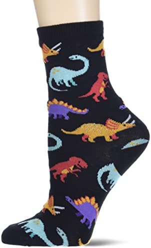 חם סוקס בנים גדול כיף בעלי החיים צוות 1 זוג חבילה-מגניב מזדמן חידוש גרביים לילדים, דינוזאור , קטן / בינוני