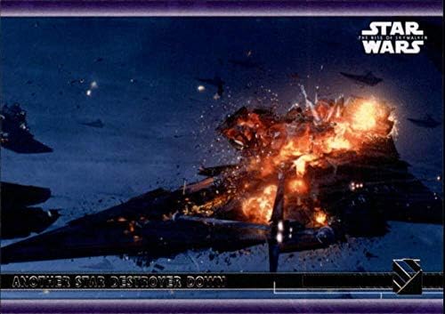 2020 Topps מלחמת הכוכבים העלייה של Skywalker Series 2 Purple 86 משחתת כוכבים נוספת בכרטיס מסחר