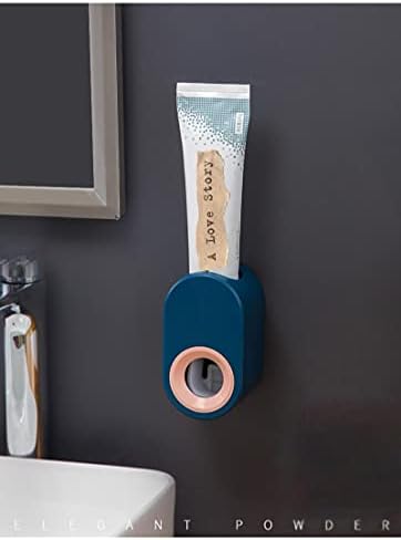 NC סוחט משחת שיניים אמבטיה אמבטיה אמבטיה נטולת אגרוף סחיטה אוטומטית מתלה משחת שיניים כחול