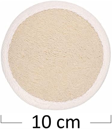 ליפה רפידות-פילינג קרצוף ספוגים - טבעי לופה חומר-חיוני טיפוח עור מוצר-עבור מקלחת / אמבטיה-סיבי מרקם-מושלם